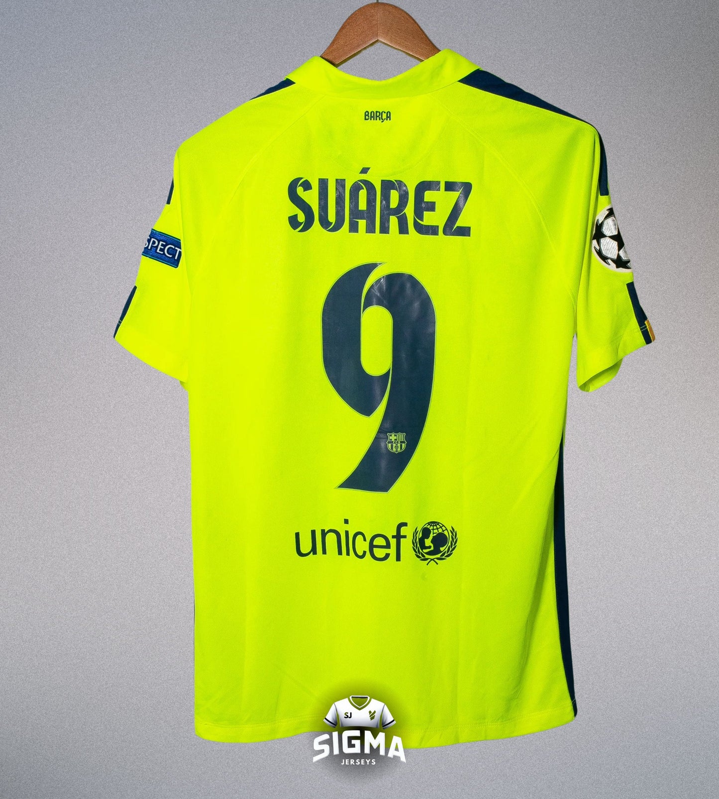 SUÁREZ #9, Barcelona Tercera 2014/15