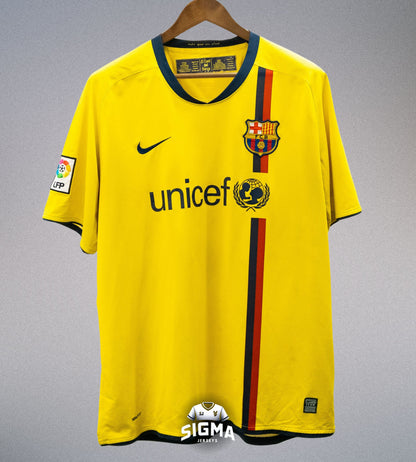 A.INIESTA #8, Barcelona Visitante 2008/09