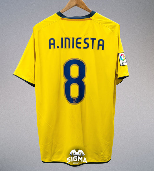 A.INIESTA #8, Barcelona Visitante 2008/09