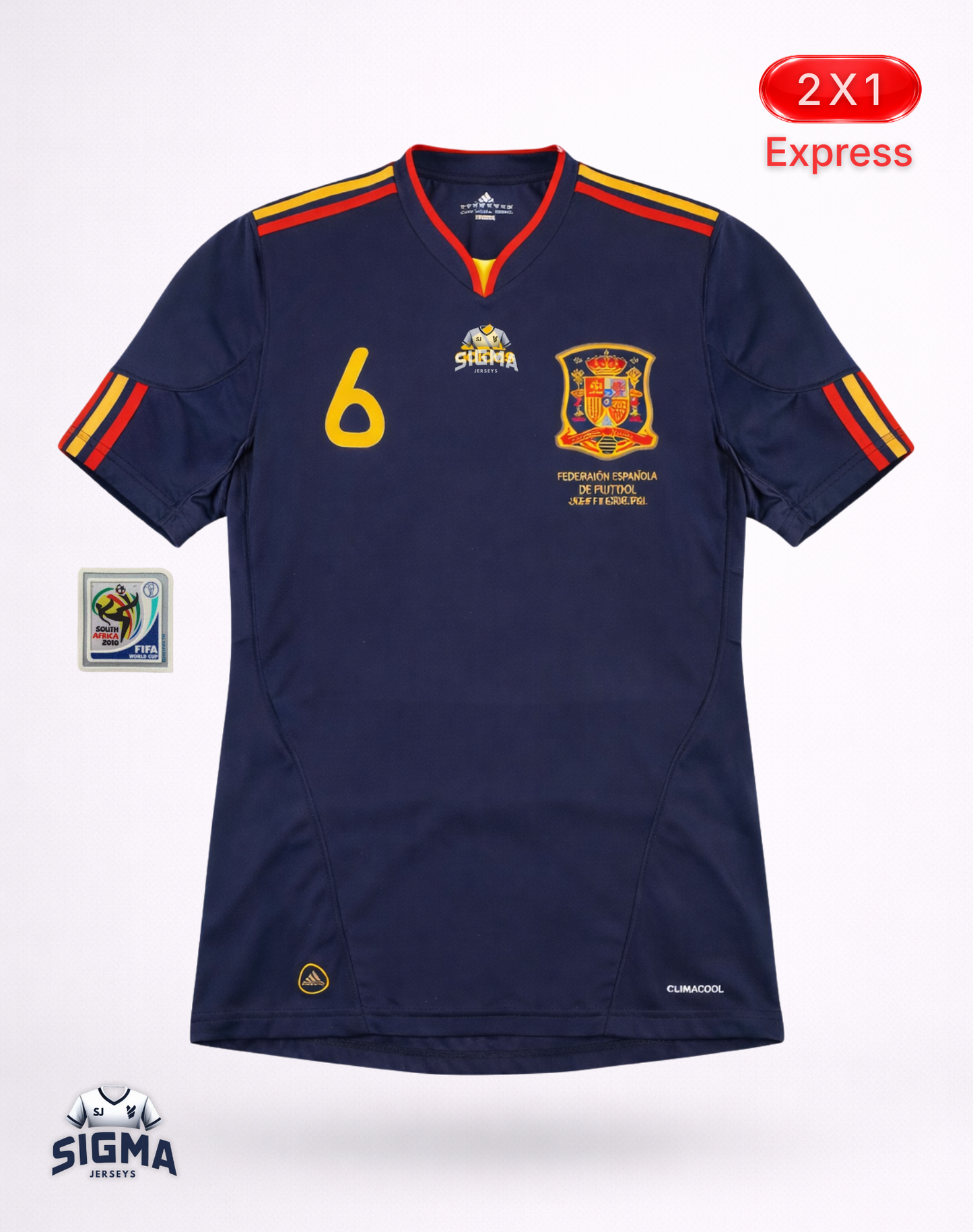 A. INIESTA #6, España Visitante 2010