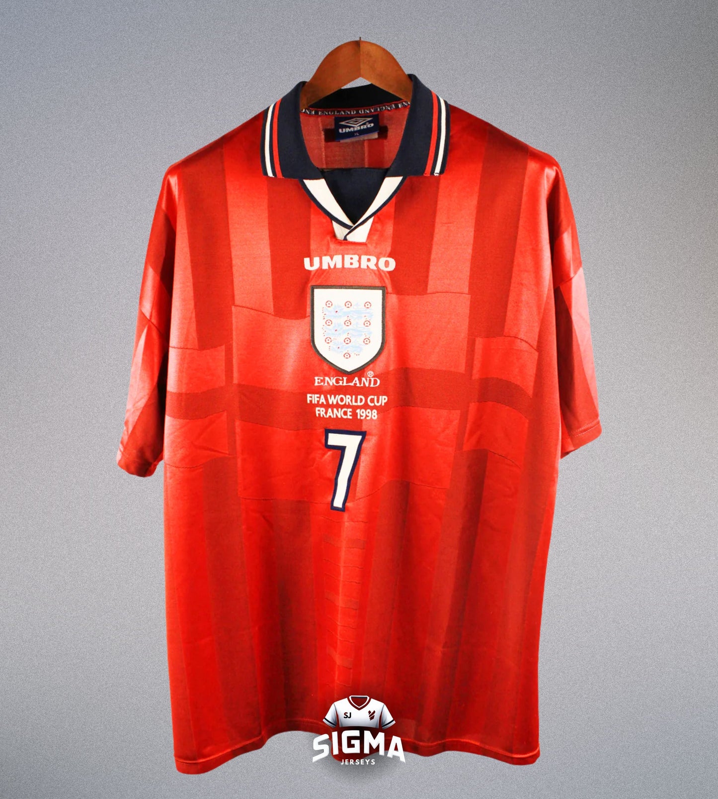 BECKHAM #7, Inglaterra Visitante 1998/99