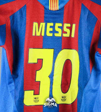 MESSI #30, Barcelona Local 2005/06 Infantil